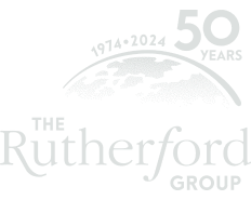 Rutherford Anniversary. The Rutherford Group 1974 to 2024 50 years.